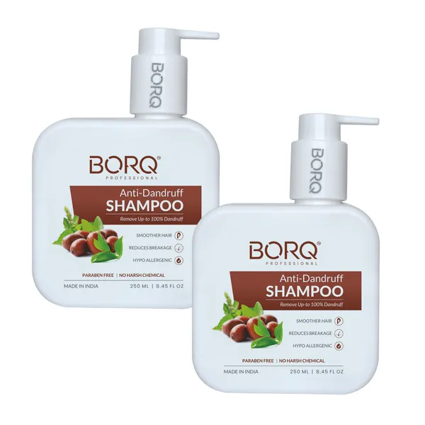 BORQ_Anti-Dandruff_Shampoo_500ml_|_for_Itchy_&_Flaky_Scalp_|_Removes_Dandruff_From_Source_|_Remove_Up_to_100%_Dandruff_|_Paraben-Free_Sulfate-Free_|_Suitable_To_All_Hair_Type_|_For_Man_&_Women_|_(2X250ml)_Pack_Of_2