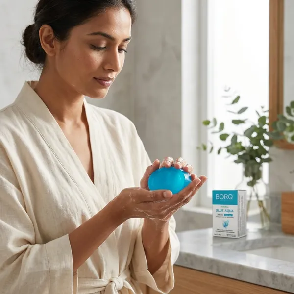 BORQ_Natural_Blue_Aqua_Glycerine_Bath_Soap_800gm_|_Refreshing_Skin_And_Reduce_Irritation_|_Pure_Glycerin_&_Natural_Oils_|_Paraben-Free_Sulfate-Free_|_For_All_Skin_Type_(8X100gm)_Pack_Of_8