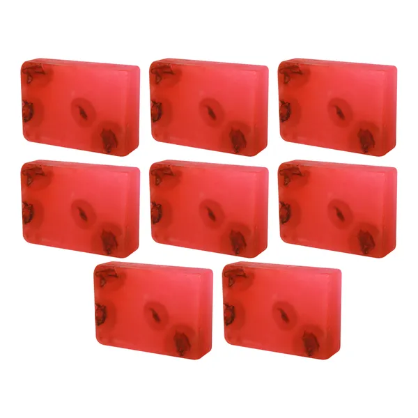 BORQ_Natural_Real_Rose_Petals_Glycerine_Bath_Soap_800gm_|_For_Skin_Reduce_Blemishes_And_Dark_Spots_|_Pure_Glycerin_&_Natural_Oils_|_Paraben-Free_Sulfate-Free_|_For_All_Skin_Type_(8X100gm)_Pack_Of_8