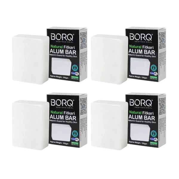 BORQ_Natural_Fitkari_Alum_Bar_400gm_|_For_After_Shaving_|Acne_Treatment_|_Skin_Tightening_|_Dark_Circles_&_Underarms_|_Natural_Deodorant_|_With_Travel_Case_|_For_Man_&_Women_|_(4X100gm)_Pack_Of_4