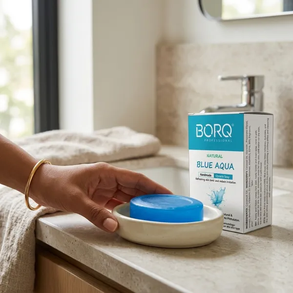 BORQ_Natural_Blue_Aqua_Glycerine_Bath_Soap_300gm_|_Refreshing_Skin_And_Reduce_Irritation_|_Pure_Glycerin_&_Natural_Oils_|_Paraben-Free_Sulfate-Free_|_For_All_Skin_Type_(3X100gm)_Pack_Of_3