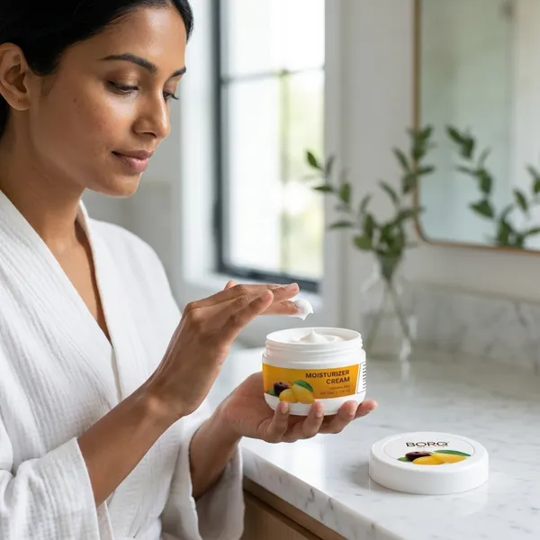BORQ_Moisturizer_Cream_200gm_|_For_Face,_Hand_&_Body,_Instant_Hydration_|_For_Dry_Skin,_Normal_Skin_&_Sensitive_Skin_|_Non-Greasy_Cream_|_Suitable_To_All_Skin_Type_|_For_Man_&_Women_|_(1X200gm)_Pack_Of_1