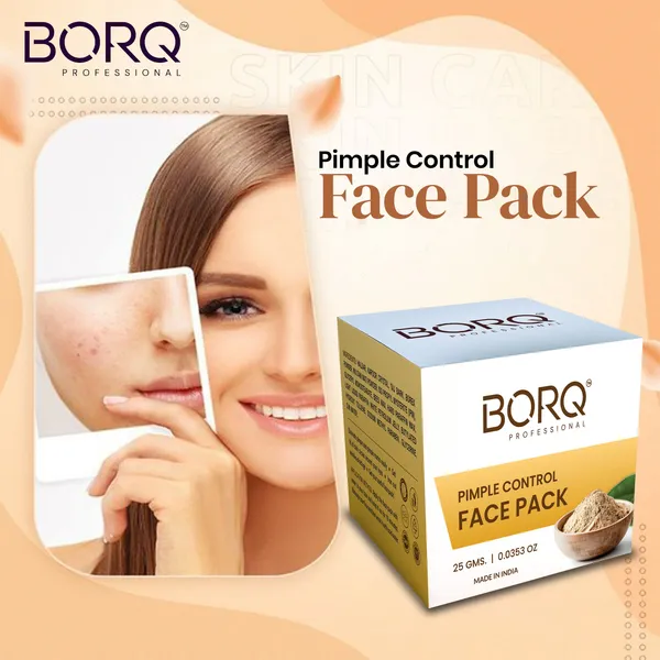 BORQ_Natural_Pimple_Control_Face_Pack_50gm_|_Helps_In_Pimple-Free_Skin_|_Anti_Pimple_&_Controls_Excess_Oil_|_Made_With_Natural_Ingredients_|_Suitable_To_All_Skin_Type_|_For_Man_&_Women_|_(2X25gm)_Pack_Of_2