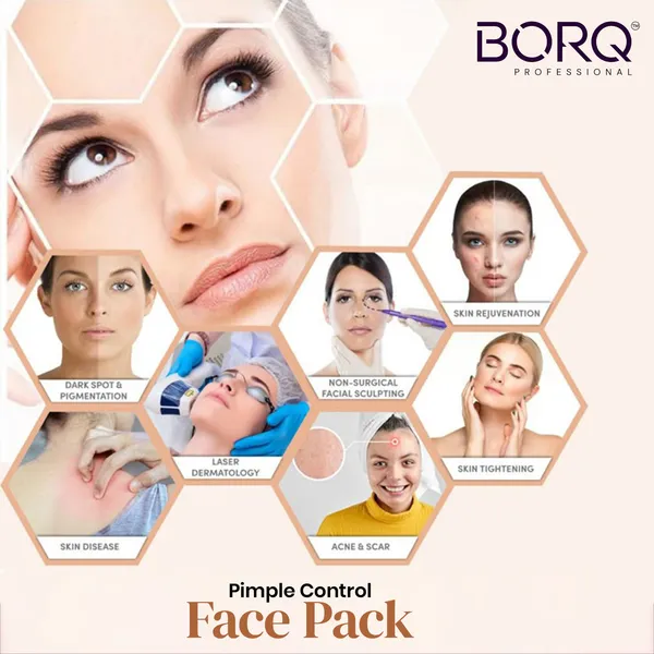 BORQ_Natural_Pimple_Control_Face_Pack_25gm_|_Helps_In_Pimple-Free_Skin_|_Anti_Pimple_&_Controls_Excess_Oil_|_Made_With_Natural_Ingredients_|_Suitable_To_All_Skin_Type_|_For_Man_&_Women_|_(1X25gm)_Pack_Of_1