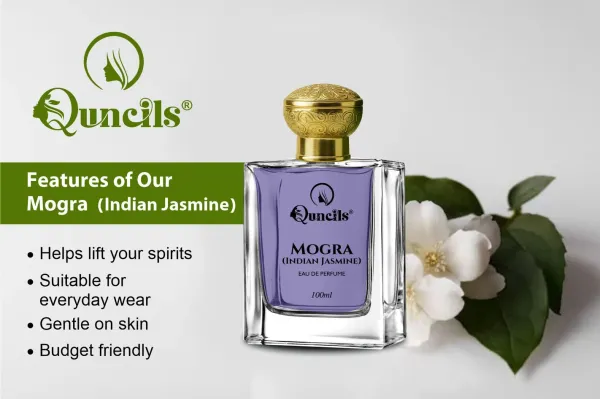 Quncils_Mogra_(Indian_Jasmine)_Spray_Perfume_Long_Lasting_Perfume_Eau_de_Parfum__-__100_ml_(For_Men_&_Women)