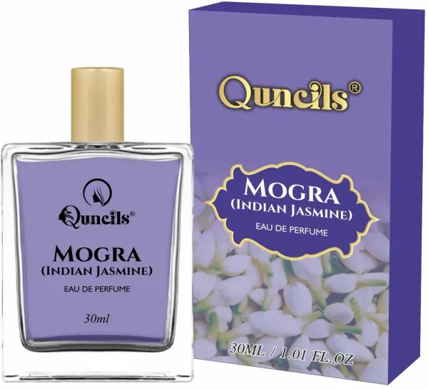 Quncils_Mogra_(Indian_Jasmine)_Spray_Perfume_Long_Lasting_Perfume_Eau_de_Parfum__-__30_ml_(For_Men_&_Women)