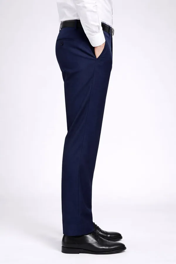 Men's_Navy_Blue_Formal_Cotton_Trousers_-_Flat_Front,_Slim_Fit