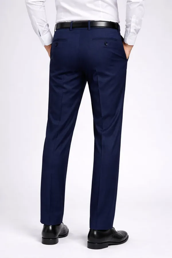 Men's_Navy_Blue_Formal_Cotton_Trousers_-_Flat_Front,_Slim_Fit