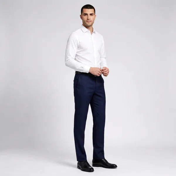 Men's_Navy_Blue_Formal_Cotton_Trousers_-_Flat_Front,_Slim_Fit
