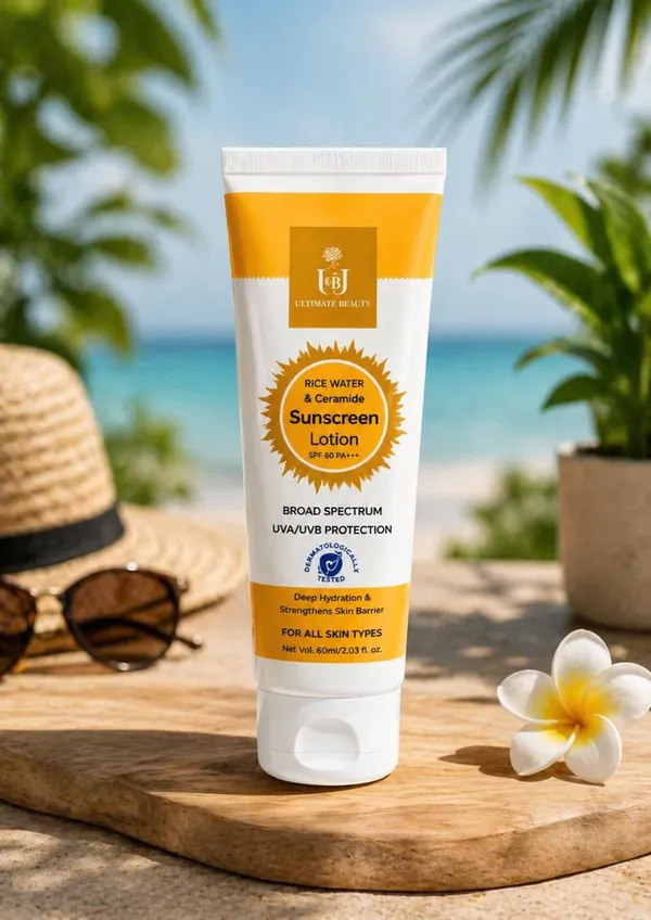 Ultimate_Beauty_Rice_Water_Ceramide_Sunscreen_SPF_60+_PA+++_Skin_Protection_60_Ml