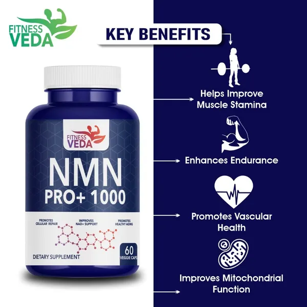 Nmn_Pro_1000_Ultra_Pure_World_S_Best_Clinically_Proven_Support_Healthy_Ageing_Cellular_Repair_Boost_And_Energy_Levels_Skin_Health_120_Capsules_Pack_Of_2