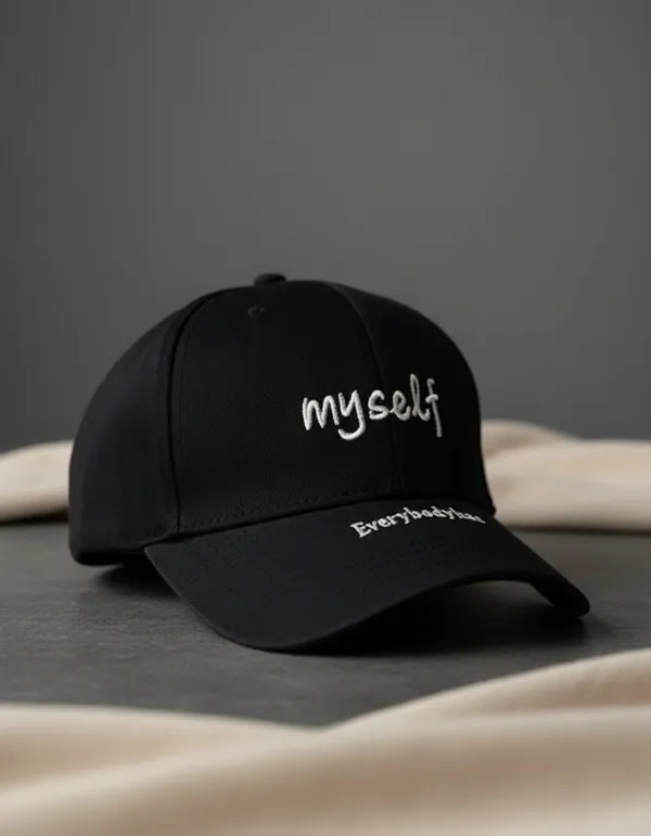 Black_Cotton_Baseball_Cap_Embroidered_For_Unisex