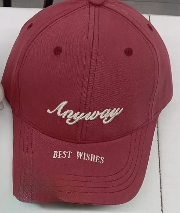 Red_Cotton_Baseball_Cap_Embroidered_For_Unisex