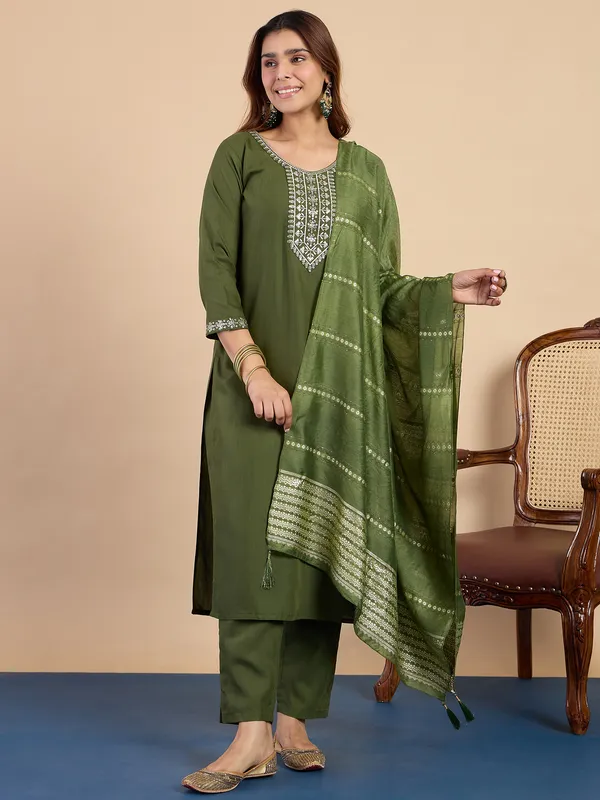 Teal_Special_Designer_Kurta_Pant_Set_with_Elegant_Dupatta