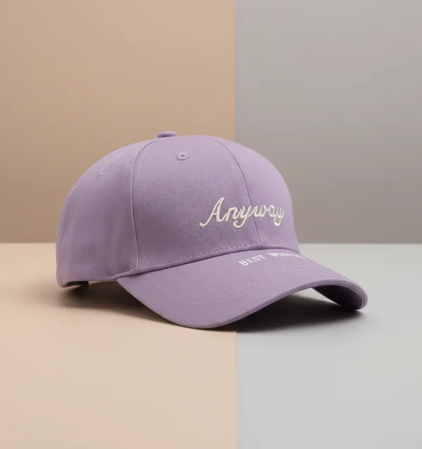 Purple_Cotton_Baseball_Cap_Embroidered_For_Unisex