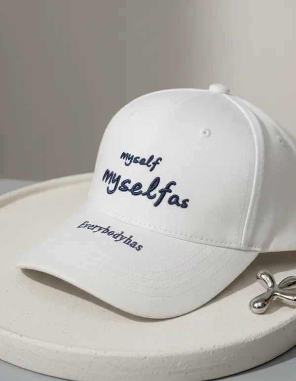 White_Cotton_Baseball_Cap_Embroidered_For_Unisex