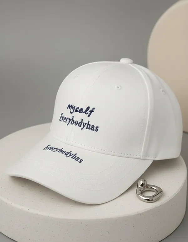 White_Cotton_Baseball_Cap_Embroidered_For_Unisex