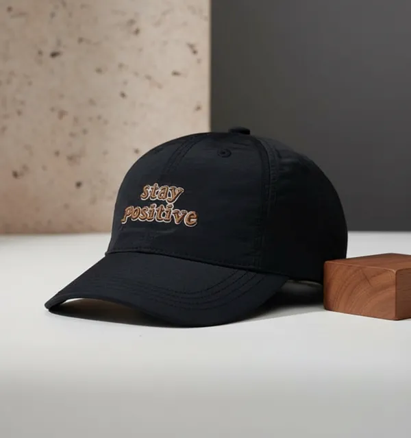 Black_Cotton_Baseball_Cap_Embroidered_For_Unisex