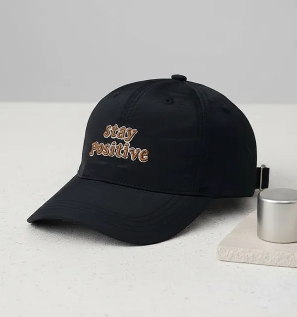 Black_Cotton_Baseball_Cap_Embroidered_For_Unisex