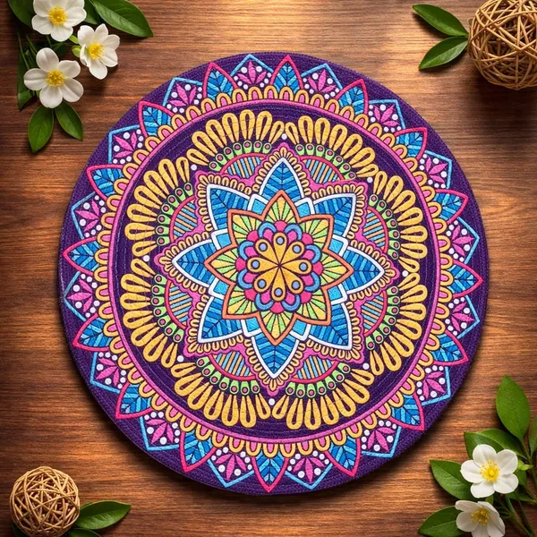 Pack_Of_6_Mandala_Design_Round_Table_Placemats