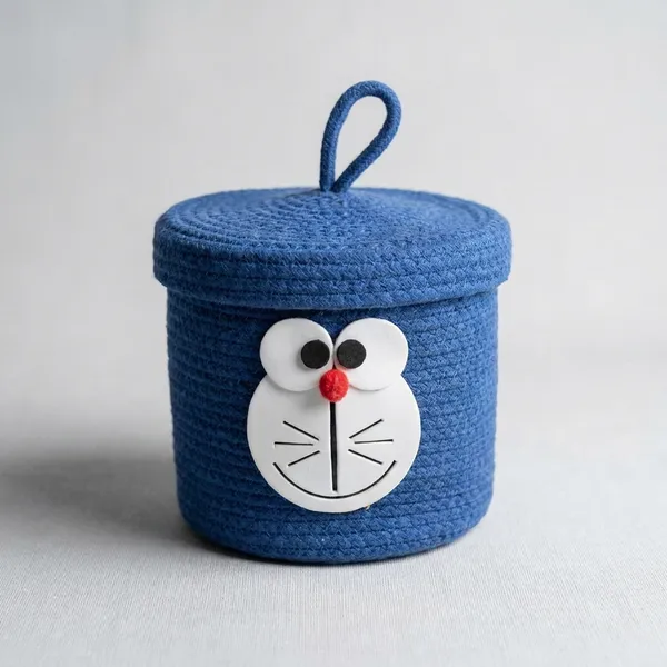 Doraemon_Cute_Blue_Fabric_Storage_Basket_With_Lid