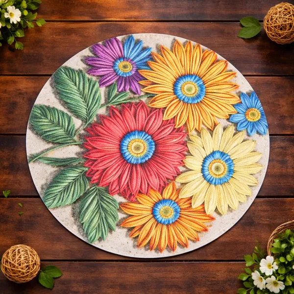 Pack_Of_6_7d_Printed_Platter_Colorful_Daisy_Design_Wall_Hanging_Plate