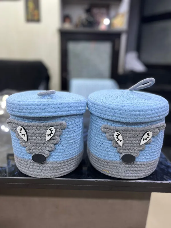 Cotton_Rope_Storage_Basket_With_Animal_Face_Design