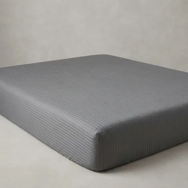 Premium_Satin_Stripe_Fitted_Bedsheet_Set_With_Pillow_Covers_King_Size_Charcoal_Grey