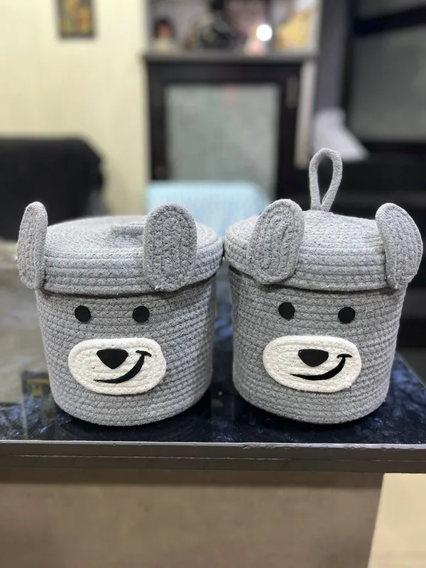 Handmade_Crochet_Bear_Storage_Baskets_With_Lid_7X7_Inch