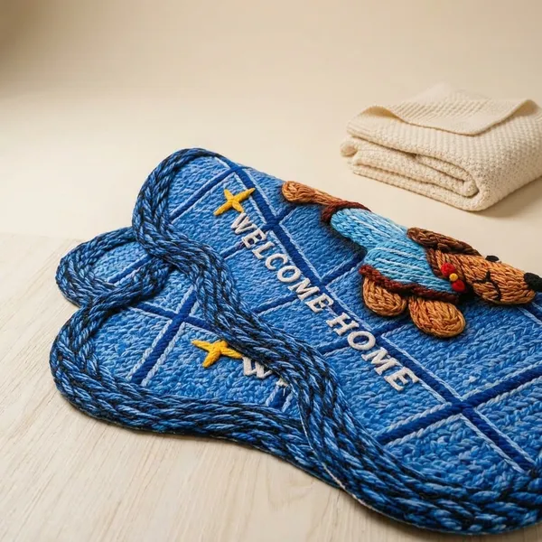 Pack_Of_2_Welcome_Home_Teddy_Bear_7d_Printed_Floor_Mat_For_Kids_Room_Blue