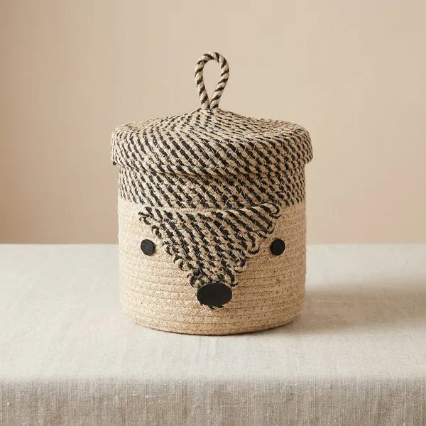 Handcrafted_Hedgehog_Rope_Storage_Baskets_With_Lids