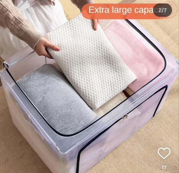 Foldable_Mesh_Storage_Organizer_Box_With_Zippered_Front_Opening