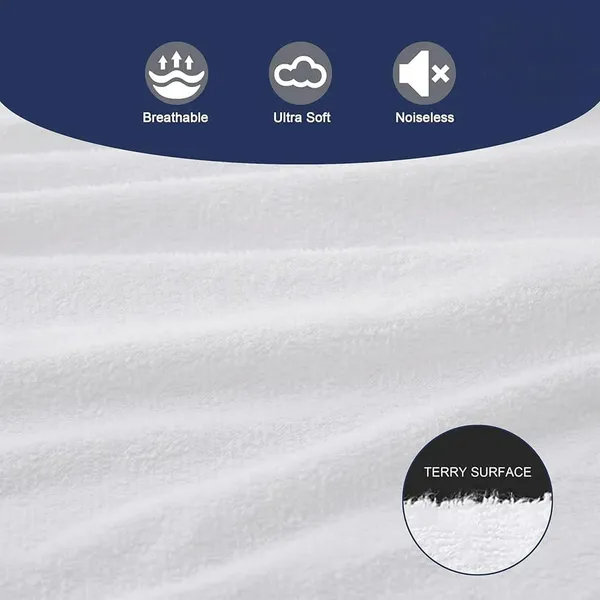 Navy_Blue_Fitted_Bed_Waterproof_Mattress_Protector_100%__With_Elastic_Edges_Breathable_Terry_Surface