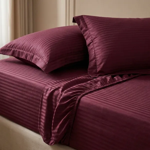 Mehroom_Fitted_Double_Bedsheet_Set_With_2_Pillow_Covers
