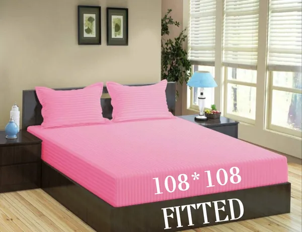 Fitted_Bed_Sheet_With_Pillow_Covers_108X108_Inch
