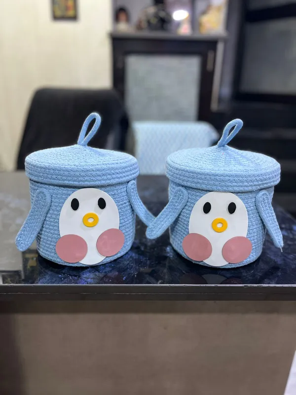 Blue_Penguin_Storage_Baskets_With_Lid