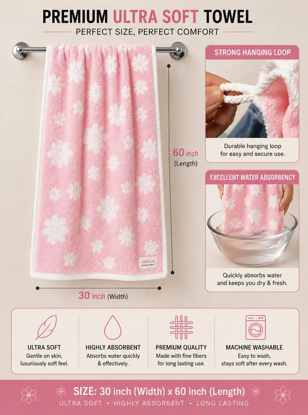 Premium_Ultra_Soft_Face_Towel_with_beautiful_floral_design_and_strong_hanging_loop