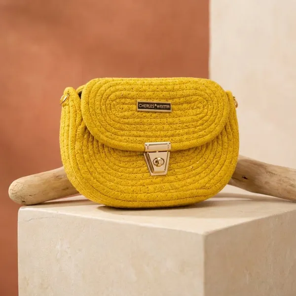 Yellow_Quilted_Crossbody_Sling_Bag_For_Women