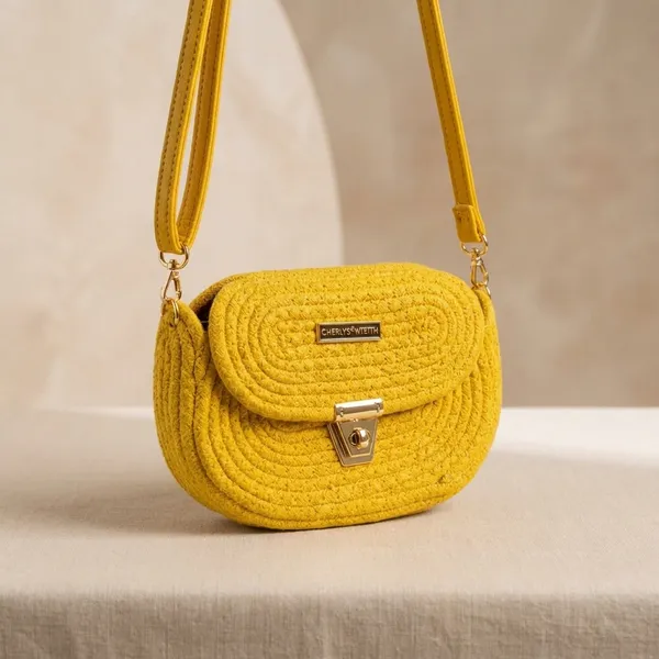 Yellow_Quilted_Crossbody_Sling_Bag_For_Women