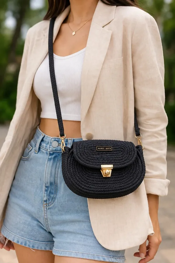 Black_Woven_Crossbody_Bag_With_Gold_Hardware