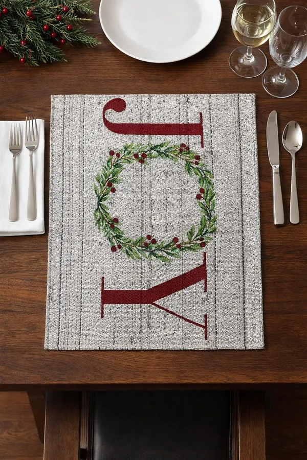 Pack_Of_6_Joy_Christmas_Placemat_Set_With_Candy_Cane_Design