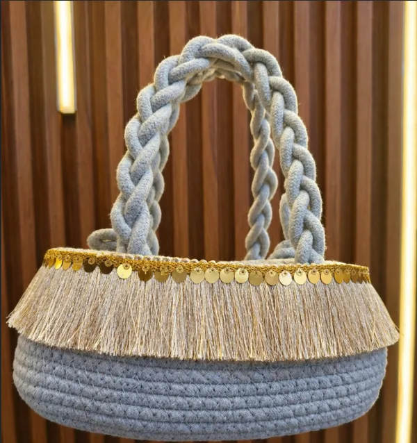 Handwoven_Cotton_Rope_Basket_Bag_With_Tassel_Fringe_Light_Blue