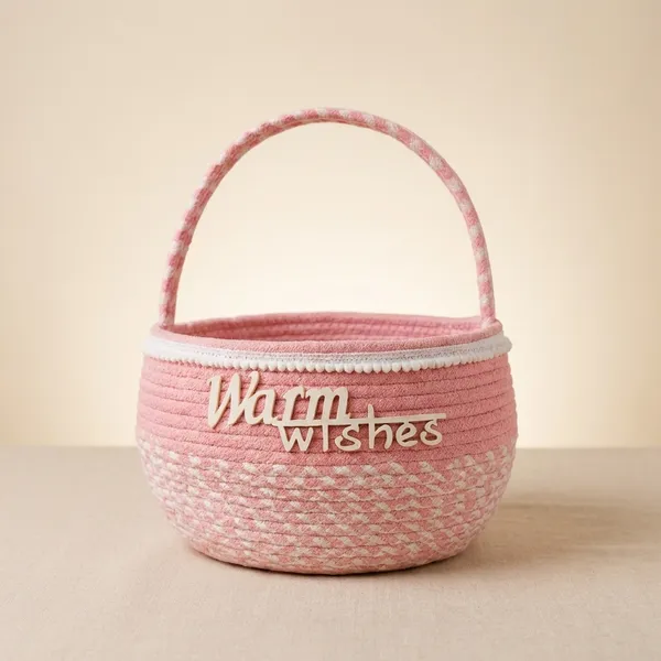 Warm_Wishes_Holiday_Gift_Hamper_Basket_Pink_Cotton_Rope_Basket_With_Christmas_Treats