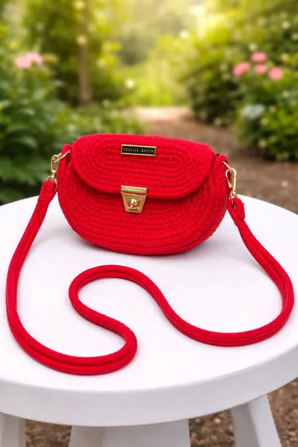 Red_Textured_Crossbody_Sling_Bag_With_Gold_Hardware