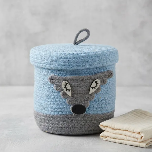 Cotton_Rope_Storage_Basket_With_Animal_Face_Design