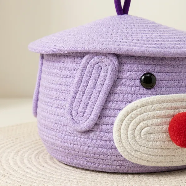 Purple_Puppy_Storage_Basket_With_Lid