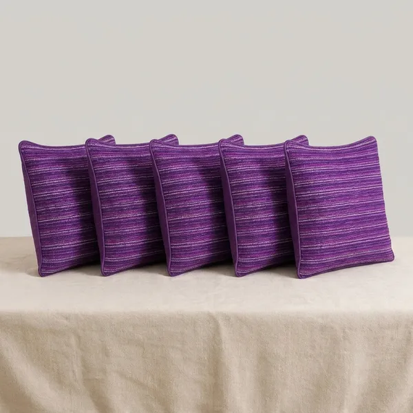 Pack_Of_5_Purple_Striped_Decorative_Cushion_Cover_With_Shimmer_Finish