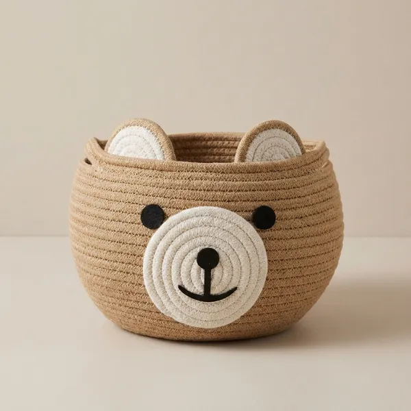 Cute_Bear_Face_Woven_Storage_Basket_With_Handles