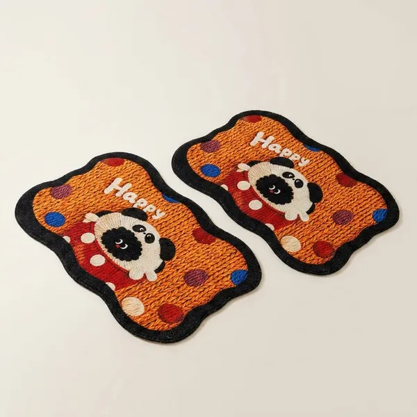 Pack_Of_2_Cheerful_Panda_Kids__7D_Bedroom_Rug_With_Colorful_Polka_Dots