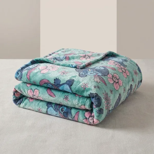 Glow_In_The_Moon_Double_Bed_Blanket_Bunny_And_Floral_Print